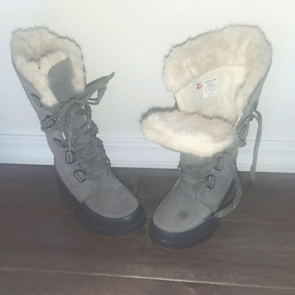 Sorel waterproof boots hiking snow women's 8